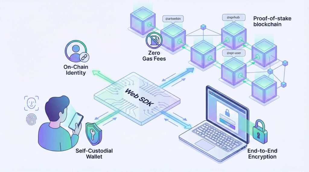 authentication blockchain websdk - xprhub
