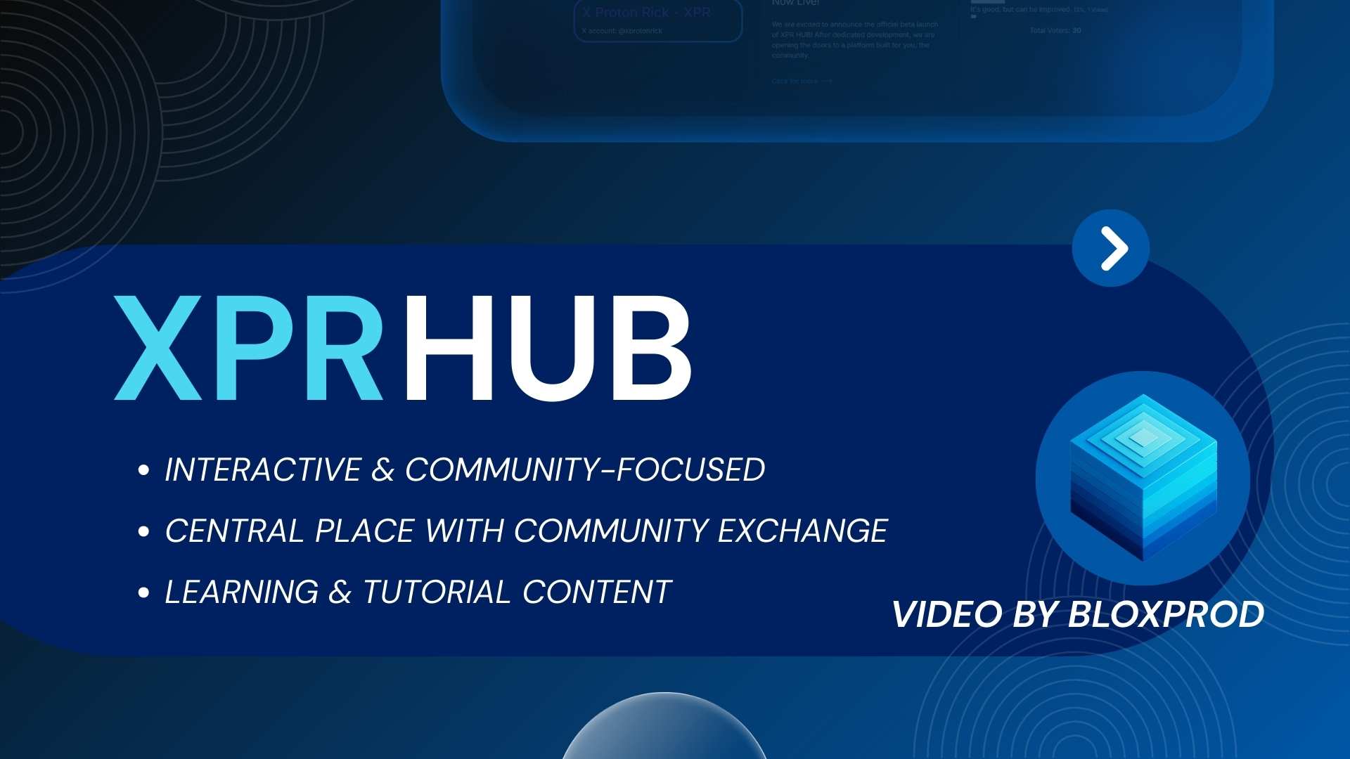 xprhub presentation - by bloxprod